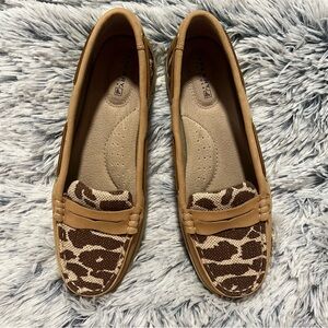 Sperry Animal Print Loafers - Size 7